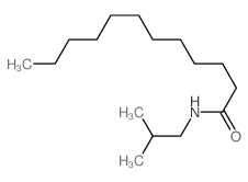 N-(2-methylpropyl)dodecanamide structure