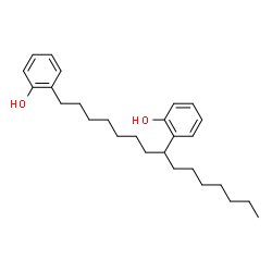1,8-Bis-(hydroxyphenyl)-pentadecane Structure