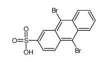 9,10-dibromoanthracene-2-sulfonic acid结构式