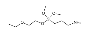 3-(3-methoxy-2,4,7-trioxa-3-silanonan-3-yl)propan-1-amine Structure