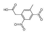 (5-methyl-2,4-dinitro-phenyl)-acetic acid结构式