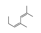 2,4-Dimethyl-2,4-heptadiene.结构式