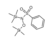 N-(benzenesulfonyl)-N,O-bis(trimethylsilyl)hydroxylamine Structure