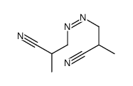 azoisobutyric acid dinitrile Structure
