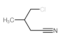 Butanenitrile,4-chloro-3-methyl- Structure