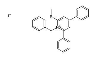 1-benzyl-2-methylsulfanyl-4,6-diphenylpyridin-1-ium,iodide结构式