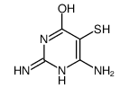 2,6-diamino-5-sulfanyl-1H-pyrimidin-4-one Structure
