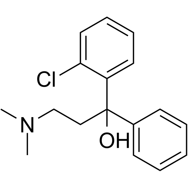氯苯达诺结构式