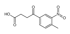 4-(4-methyl-3-nitro-phenyl)-4-oxo-butyric acid结构式