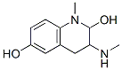 Carbostyril, 3,4-dihydro-6-hydroxy-1-methyl-3-(methylamino)- (8CI) Structure