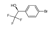 (S)-1-(4-溴苯基)-2,2,2-三氟乙醇结构式