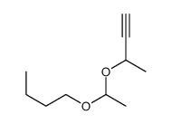 1-(1-but-3-yn-2-yloxyethoxy)butane Structure
