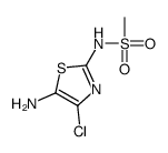 N-(5-amino-4-chloro-1,3-thiazol-2-yl)methanesulfonamide Structure