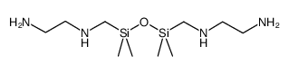 1,3-双-(2-氨基乙基氨基甲基)四甲基二硅烷结构式
