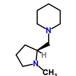 (S)-(+)-1-(2-吡咯烷甲基) 吡咯烷结构式
