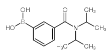 3-(二异丙基氨甲酰基)苯基硼酸结构式