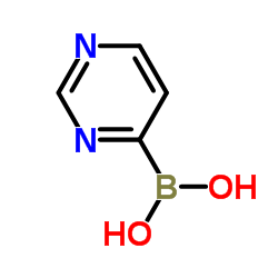 Pyrimidin-4-ylboronic acid Structure