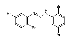 1,3-bis-(2,5-dibromo-phenyl)-triazene结构式
