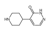 4-piperidin-4-ylpyridazin-3(2H)-one结构式