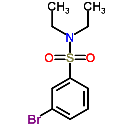 N,N-二乙基-3-溴苯磺酰胺结构式