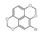4-BROMONAPHTHO[1,8-DE:4,5-D'E']BIS([1,3]DIOXINE) Structure