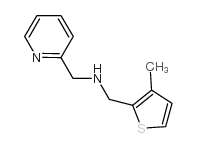 N-((3-甲基噻吩-2-基)甲基)-n-(吡啶-2-甲基)胺结构式
