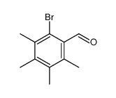 2-bromo-3,4,5,6-tetramethylbenzaldehyde Structure