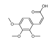 (Z)-3-(2,3,4-trimethoxyphenyl)acrylic acid Structure