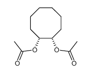 acetic acid,(1R,2R)-cyclooctane-1,2-diol Structure