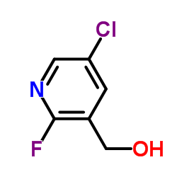 5-氯-2-氟-3-吡啶甲醇结构式
