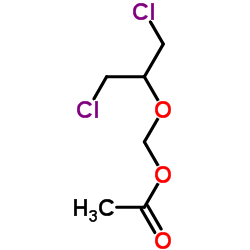 1,3-二氯-2-(乙酰氧基甲氧基)丙烷结构式