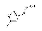 5-methy-3-isoxazolecarboxaldehyde oxime结构式
