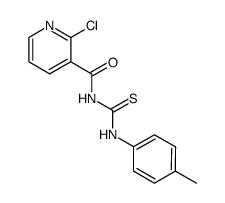 1-(2-chloronicotinoyl)-3-(4-methylphenyl)thiourea Structure