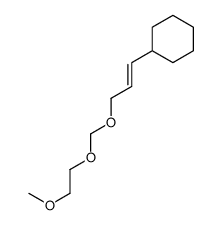 3-(2-methoxyethoxymethoxy)prop-1-enylcyclohexane结构式