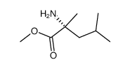 D-alpha-Methylleucine methyl ester Structure