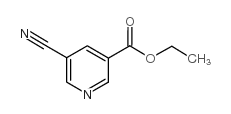 5-氰基吡啶-3-甲酸乙酯结构式