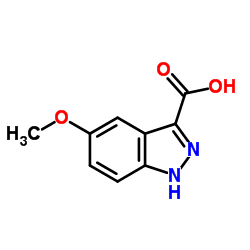 5-Methoxy-3-indazolecarboxylic acid Structure
