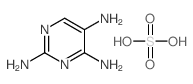 2,4,5-三氨基嘧啶硫酸盐结构式