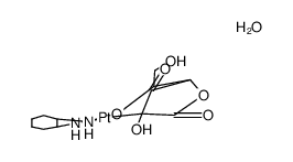 {Pt(trans-(R,R-1,2-diaminocyclohexane))(ascorbate-C(2),O(5))}*3H2O Structure