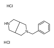 2-苄基八氢吡咯并[3,4-c]吡咯双盐酸盐结构式