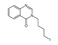 3-(4-iodobutyl)quinazolin-4-one结构式