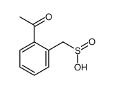 (2-acetylphenyl)methanesulfinic acid结构式