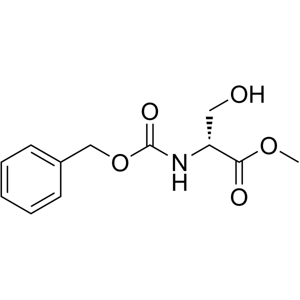 N-Z-D-丝氨酸甲酯结构式