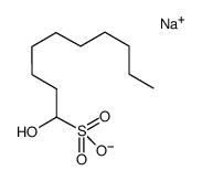 sodium 1-hydroxydecane-1-sulfonate Structure