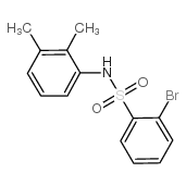 2-溴-N-(2,3-二甲基苯基)苯磺酰胺结构式