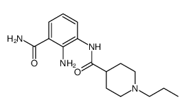 N-[2-氨基-3-(氨基羰基)苯基]-1-丙基-4-哌啶甲酰胺图片