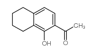 1-(1-hydroxy-5,6,7,8-tetrahydronaphthalen-2-yl)ethanone Structure