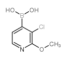 3-氯-2-甲氧基吡啶-4-硼酸结构式