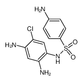sulfanilic acid-(2,4-diamino-5-chloro-anilide) Structure