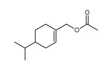 [4-(propan-2-yl)cyclohexen-1-yl]methyl acetate Structure